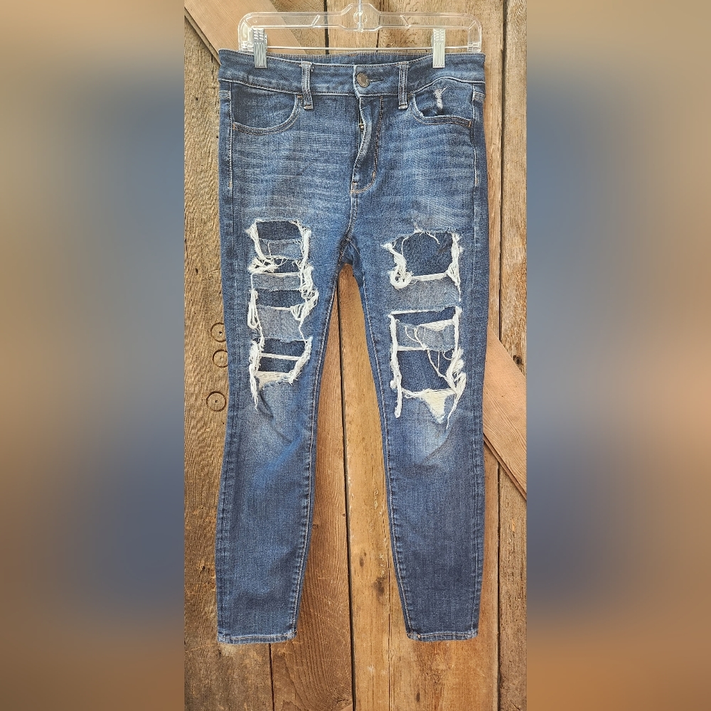 American Eagle 360 Next  Level Stretch Jeans/ Jennings Sz 8
